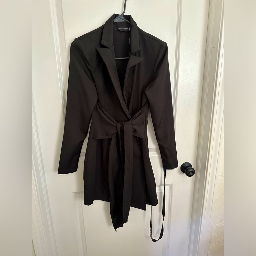 PrettyLittleThing Black Mini Dress